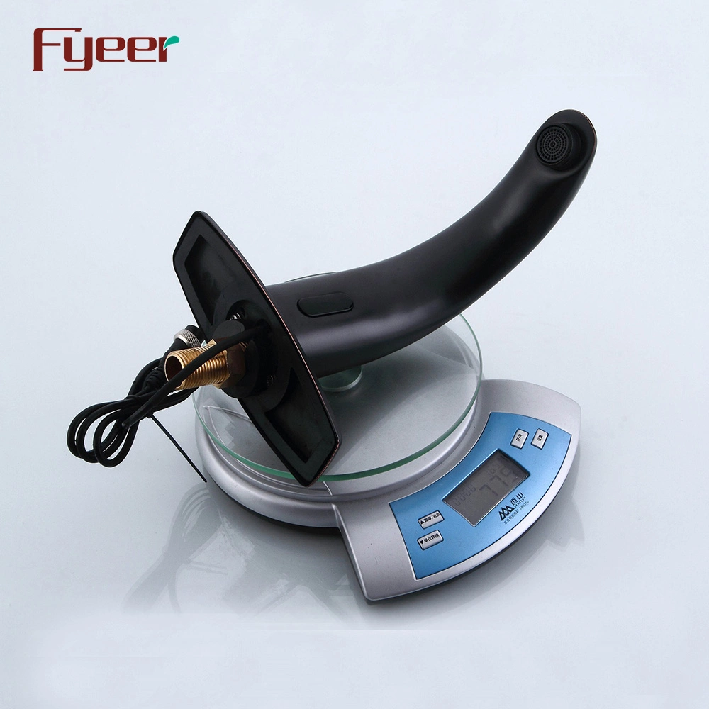 Fyeer Oil Rubbered Bronze Automatic Sensor Tap for Cold Water