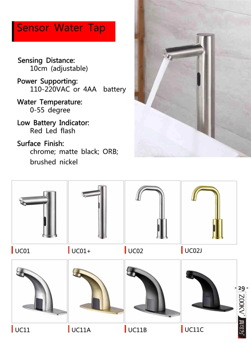 Basin Faucet Infrared Chromed Automatic Saving Water Sensor Bathroom Faucet Mixer Taps