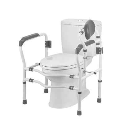 Barre d'appui pour toilettes pour handicapés/handicapés - Rails de sécurité antidérapants pour toilettes